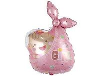 1207-4992 К ФИГУРА Малыш девочка в пеленке	