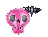  1207-5305 К ФИГУРА Череп розовый и Мышь летучая 