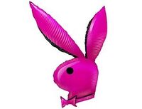  1207-5172 К ФИГУРА Заяц розово-черный 