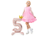 1207-5779 К ЦИФРА 5 32" Pink на подставке Корона