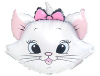 1207-6218 К ФИГУРА Кошечка белая с бантом