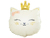 1207-6248 К ФИГУРА Кошечка с короной бежевая