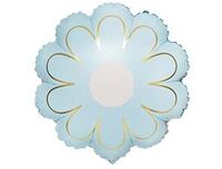 1207-6222 К ФИГУРА ЦветокРомашка голубая с золотом