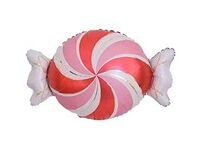 1207-6519 К ФИГУРА Конфета завитки розово-красные