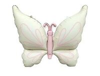 1207-6520 К ФИГУРА Бабочка бежево-розовая