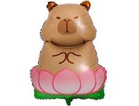 1207-6523 К ФИГУРА Капибара в лотосе