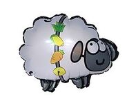  1207-5243 К ФИГУРА Овечка бело-серая 