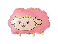  1207-5244 К ФИГУРА Овечка розовая 