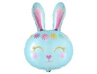  1207-5250 К ФИГУРА Заяц цветочный ободок голубой 