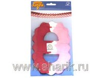 1404-0356 Гирлянда Декор 3,6м красно-бело-розовая