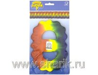 1404-0370 Гирлянда Декор 3,6м оранжево-желто-синяя