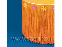 1502-0868 Юбка д/стола Гавайи Гибискус 2,75м/А	