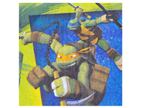 1502-1384 Салфетка Черепашки-Ниндзя 25см 16шт/А	