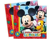 1502-1411 Салфетка Микки игривый 33см 20шт/Р	