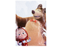 1502-3198 Скатерть п/э Маша и Медв Ромаш 130х180см	