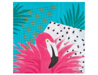 1502-3876 Салфетка Фламинго 33см 12шт/G	