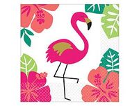1502-3884 Салфетка ALOHA Фламинго 25см 16шт/А	