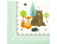 1502-3899 Салфетка Лесные Друзья 33см 12шт/G	