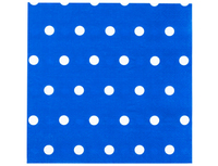 1502-3931 Салфетка Горошек синяя 33см 12штG	