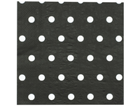 1502-3937 Салфетка Горошек черная 33см 12шт/G	