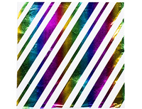 1502-4119 Салфетка фольг Радуга 33см 6шт/G	