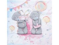 1502-4125 Салфетка Me To You Акварель 33см 12шт/G	