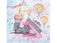 1502-4126 Салфетка ДР Me ToYou Акварель 25см 12штG	