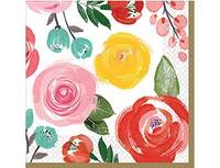 1502-4136 Салфетка Цветочный Вальс 25см 16шт/А	