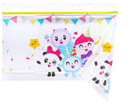 1502-4580 Скатерть п/э Малышарики Флажки 130х180см	