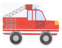 1502-4674 Салфетка фигурная Машинки 33см 12шт/G	