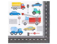 1502-4675 Салфетка Машинки 25см 12шт/G	