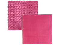 1502-4858 Салфетка фольг розовая 33см 6шт/G	