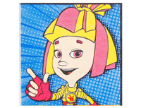 1502-4941 Салфетка Фиксики Комиксы 25см 12шт/G	