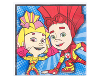 1502-4942 Салфетка Фиксики Комиксы 33см 12шт/G	