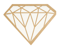 1502-5083 Салфетка фигур СвадьбаLUX Vanil 33см6штG	