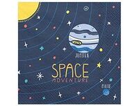 1502-5411 Салфетка Космос тем-синяя 33см 20шт/PD	