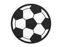 1502-5543 Салфетка Футбол 27см 20шт/PD	