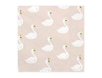 1502-5566 Салфетка Лебедь 33см 20шт/PD	