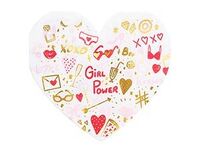 1502-5567 Салфетка Сердце Girl Power 32см 20шт/PD	