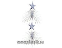 1505-0265 Каскад вертик Звезды сереб 2,1м/G