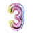 Y Фигура Цифра 3 Радужная 40