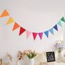 Гирлянда флажки фетр 12 флажков 150см