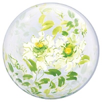 1202-4465 T BUBBLE DECO 24" Цветы белые