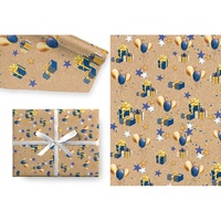 1509-2972 Бумага крафт Шарики 100х70см