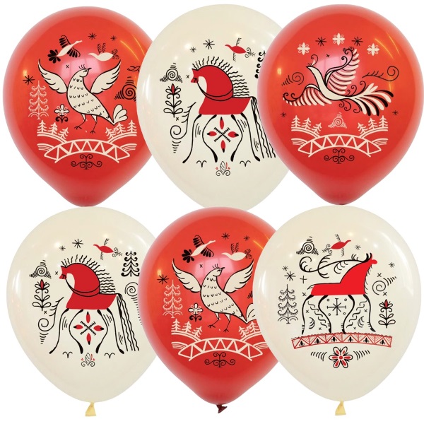 латексные воздушные шары на Новый год - лучший праздник!